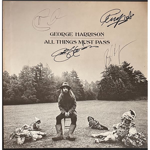 George Harrison All Things Must Pass Autographed ALBUM