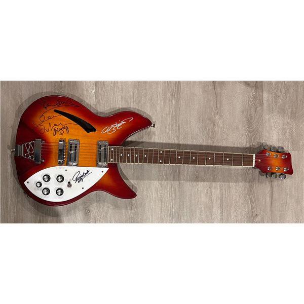The Beatles Autographed Guitar JOHN PAUL GEORGE RINGO