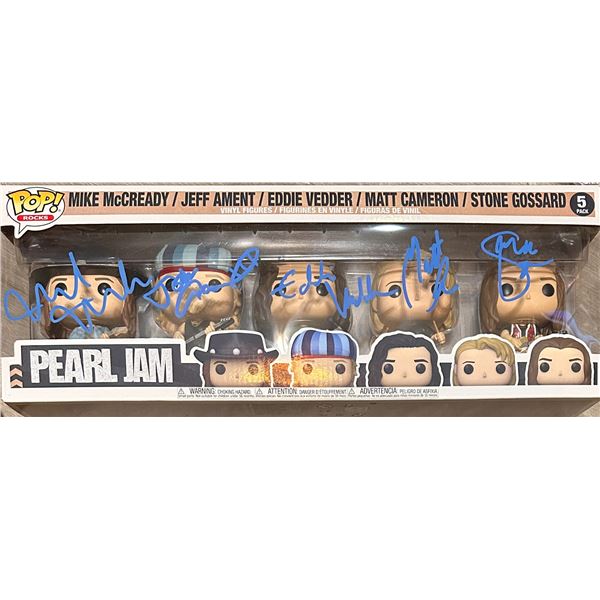 Pearl Jam Autographed Funko All 5
