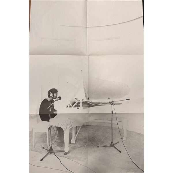 John Lennon Autographed Imagine Poster