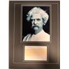 Image 1 : Mark Twain Autographed Display