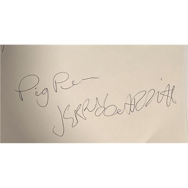 Jerry Garcia Pigpen Cut Autograph