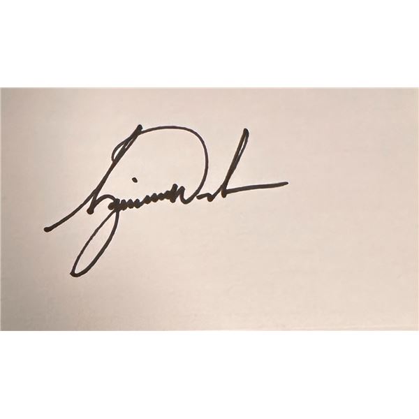 Tiger Woods Cut AUTOGRAPH