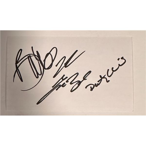 ZZ TOP Autographed CARD