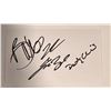 Image 1 : ZZ TOP Autographed CARD