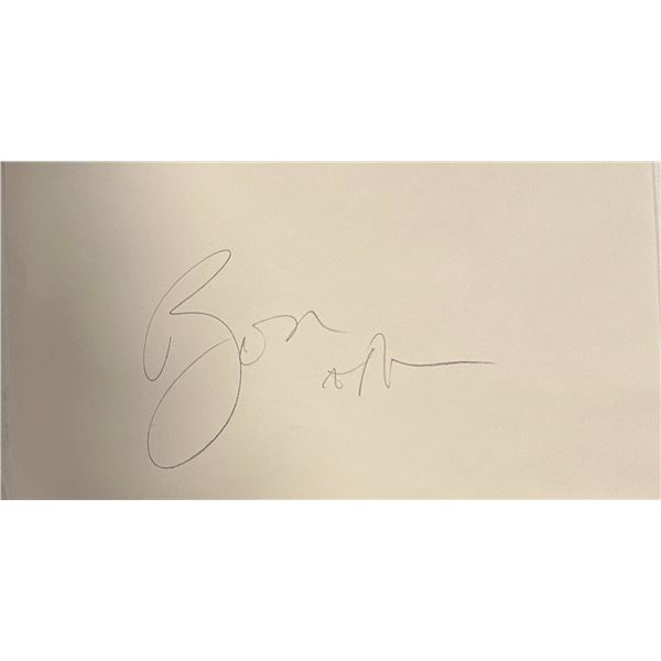 Bon Scott Cut Autograph AC/DC