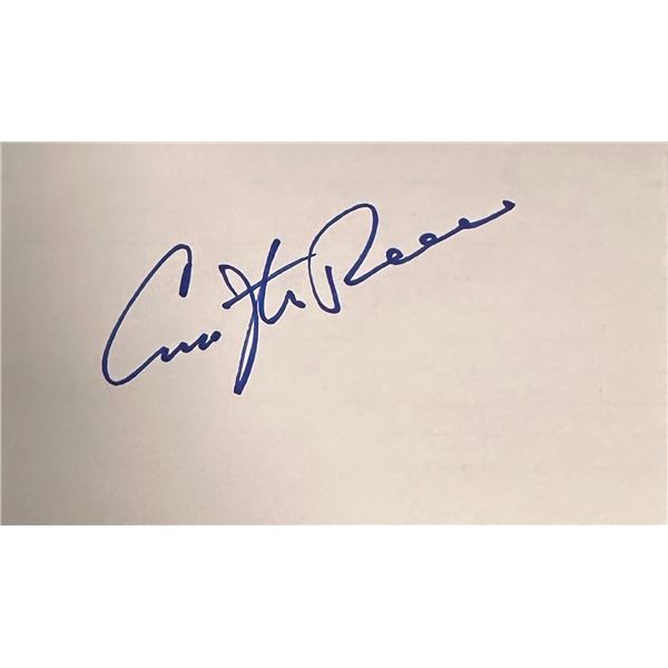 Christopher Reeve Autographed Card