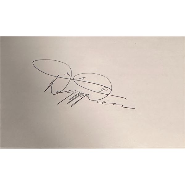 Dizzy Dean Autographed Card