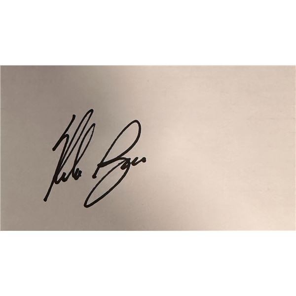 Nolan Ryan Autographed Card