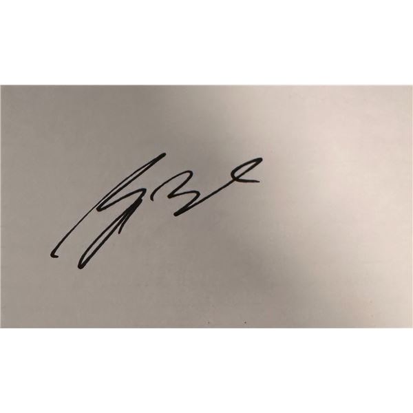 George Bush Jr Autographed Card