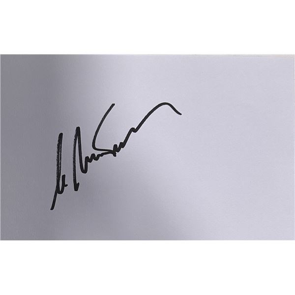 Mikhail Gorbachev Autographed Card