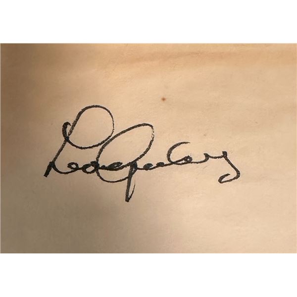 Lou Gehrig Cut Autograph