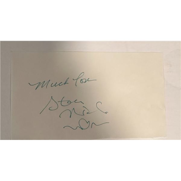 Stevie Nicks Autograph CARD