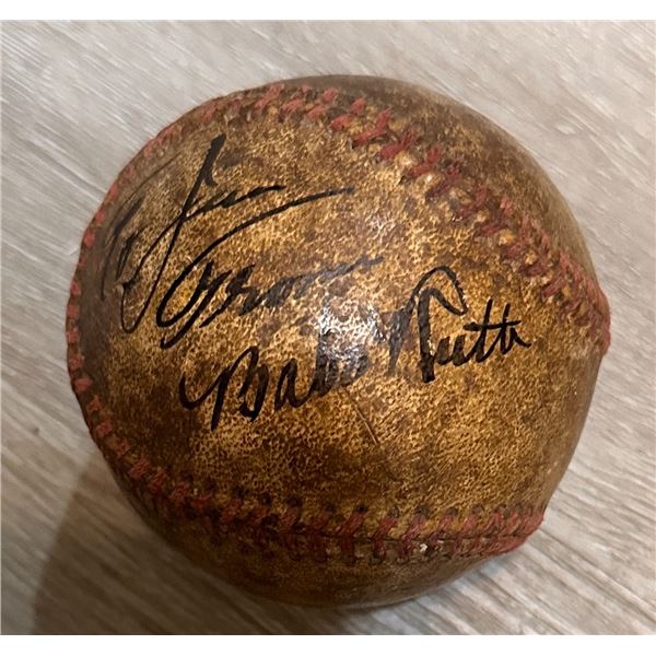Babe Ruth Autograph Baseball