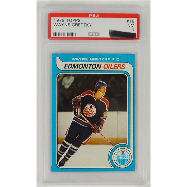 1979 Topps Wayne Gretzky Rookie CARD PSA 7