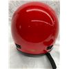Image 4 : CANDY APPLE RED HELMET WITH FACE SHIELD