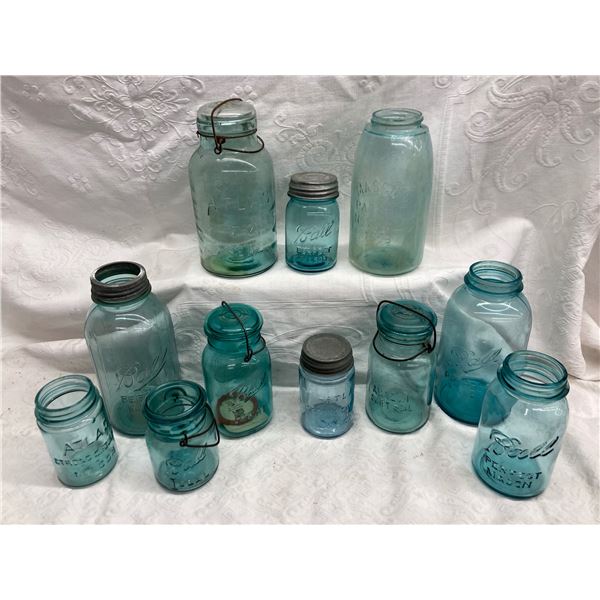 BLUE BALL MASON JARS