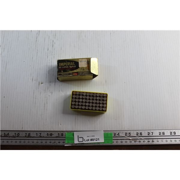 *^ 50 Imperial 22 Long Rifle High Velocity Rounds