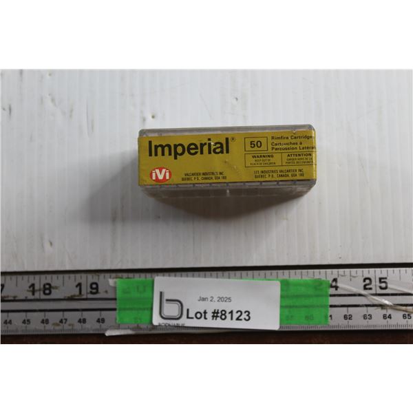 *^ 50 Imperial 22 Long Rifle High Velocity Rounds