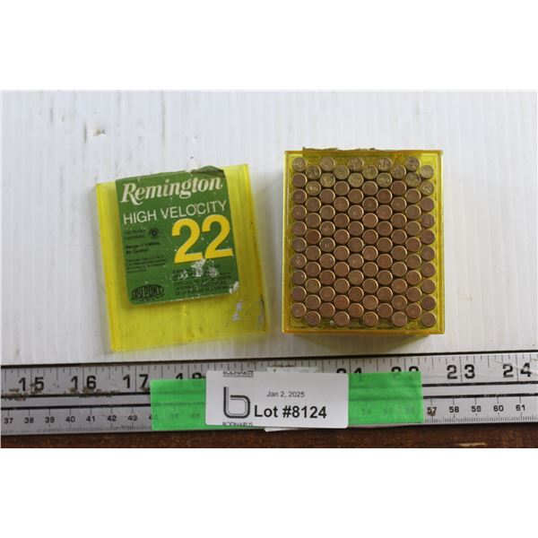 *^ 100 Remington 22 Long Rifle High Velocity Rounds