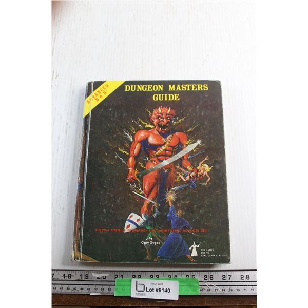 1979 1st Edition Advanced Dungeons & Dragons Dungeon Masters Guide by Gary Gygox