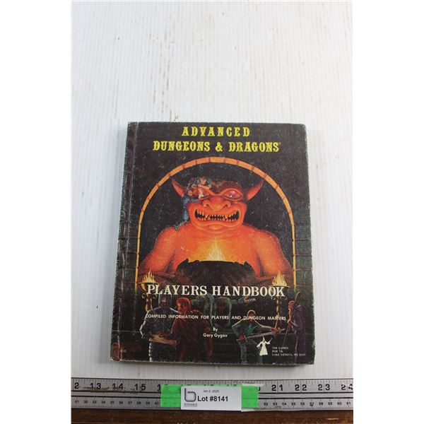 1979 3rd Printing Advanced Dungeons & Dragons Player's Handbook by Gary Gygox