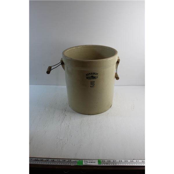 *Sunburst #5 Crock 14'' x 13''