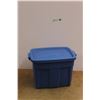 Image 1 : * Rubbermaid Roughneck Tote with Lid 24'' x 16''