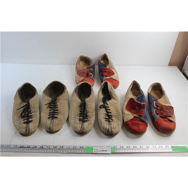 (4) Pairs of Bowling Shoes - Size 10