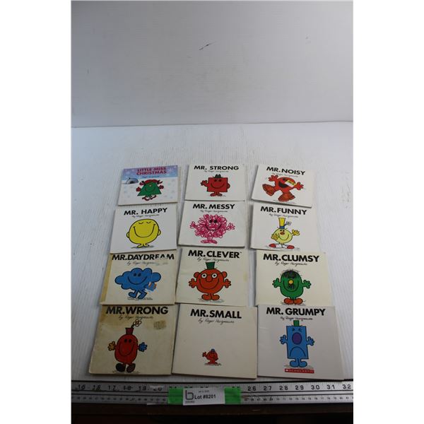 (12) Little Miss. and Mr. Books by Roger Hargreawes