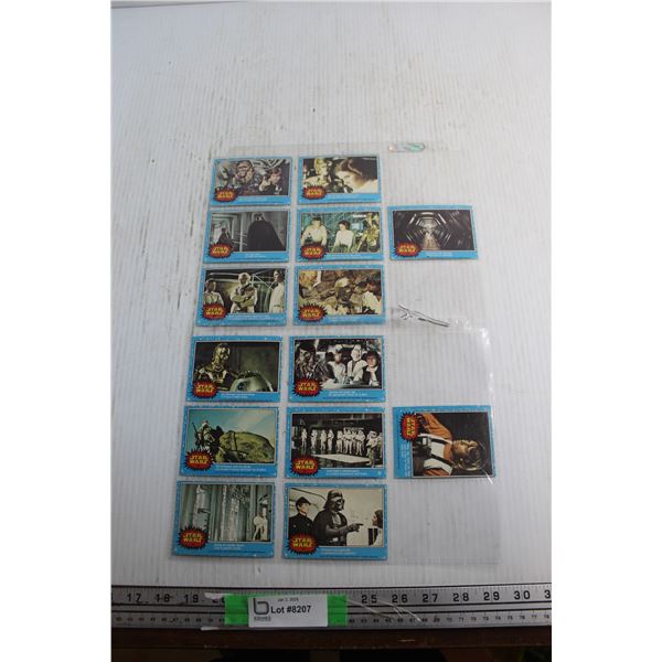 (14) Vintage 1977 Star Wars Trading Cards