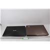 Image 1 : (2) Laptops, Asus + HP- No Hard Drives, As Is