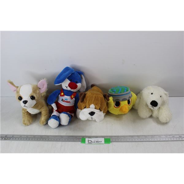 Lot Of (5) Stuffed Animals - (3) Webkinz