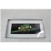 Image 2 : Green Frog Framed Picture- 12.5'' x 6.5''
