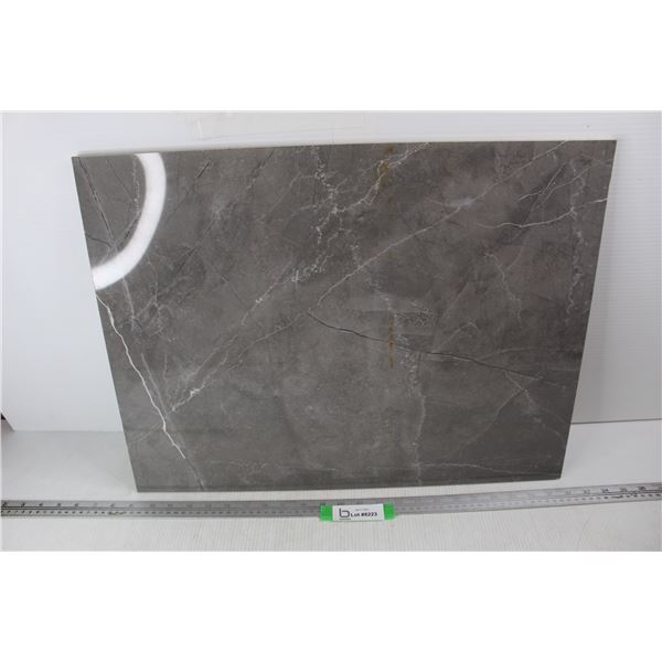 Grey Ceramic Tile- 17.5'' x 23''
