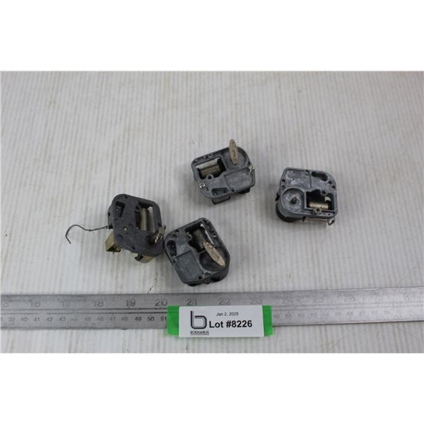 (4) Small Music Box Motors- All As Is