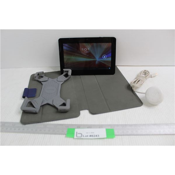 Android Pad With Case & Charge Cord (Powers on 7" x 4 3/4")