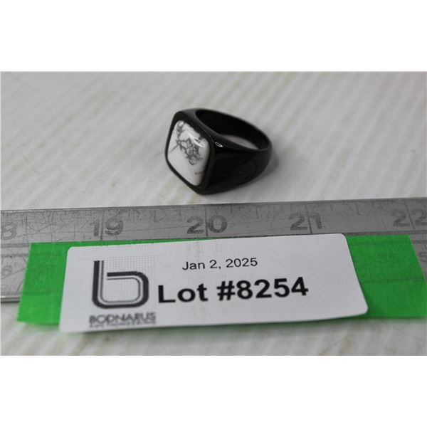 Men's Villain Society Black Metal Ring (unknown size)