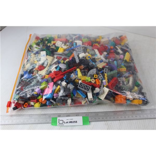 Lot of Lego Pieces & Parts (14 1/2" x 11 1/2" Zip-Lock - Bag)