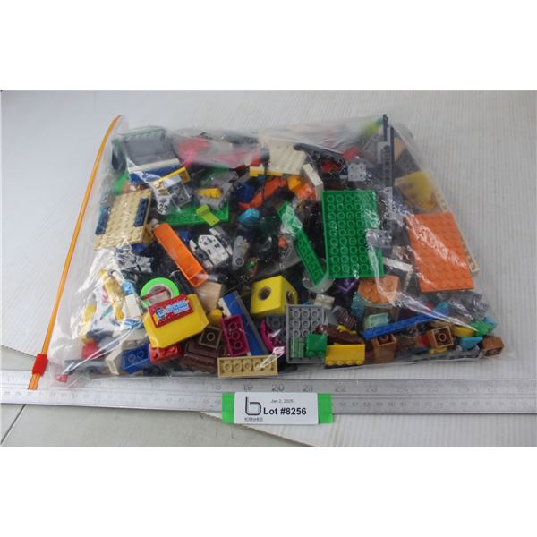 Lot of Lego Pieces & Parts (14 1/2" x 11 1/2" Zip-Lock - Bag)