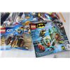 Image 2 : Lot of Lego Pieces & Parts & Booklets (14 1/2" x 11 1/2" Zip-Lock - Bag)