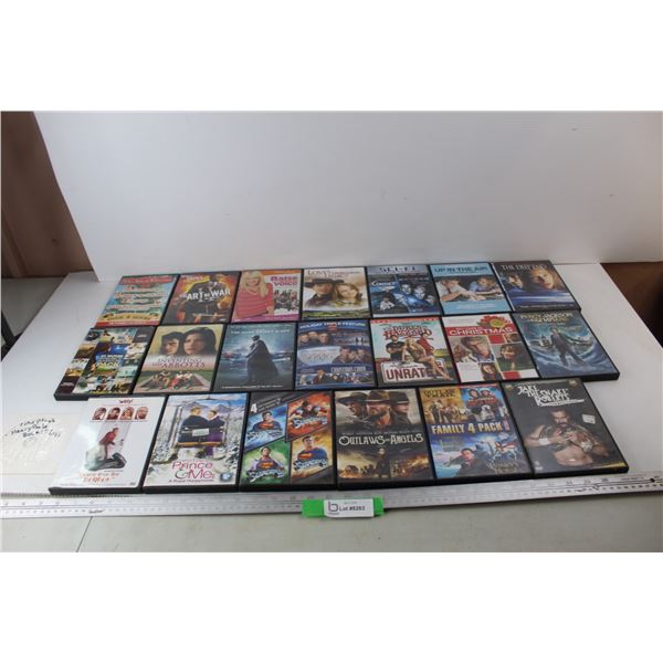 Lot of (20) Different DVDs, The Dukes Of Hazzard, Raise Your Voice, The Deep End, Misc.