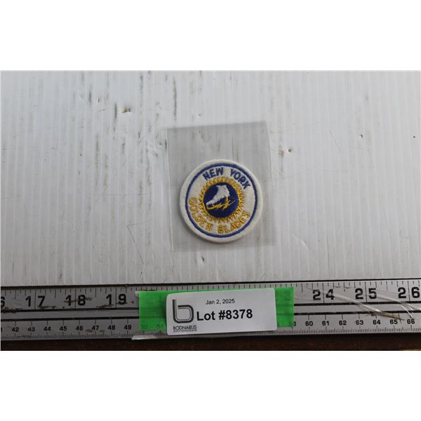 New York Golden Blades (WHA) Original Embroidered Patch