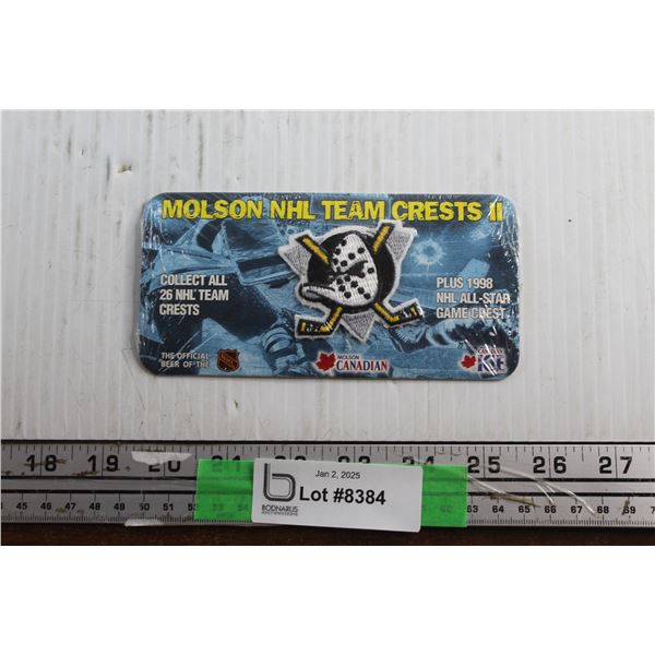 NHL Anaheim Mighty Ducks - Molson Canadian Embroidered Patch