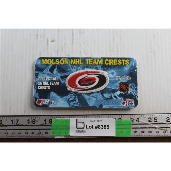NHL Carolina Hurricanes - Molson Canadian Embroidered Patch