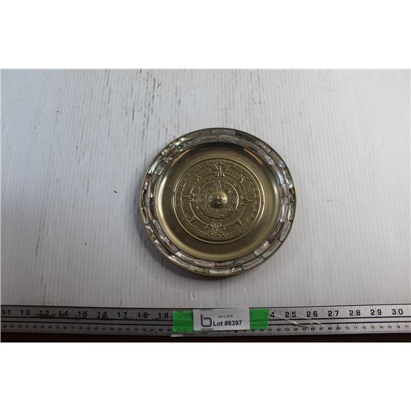 Brass Mayan Calendar Wall Decor