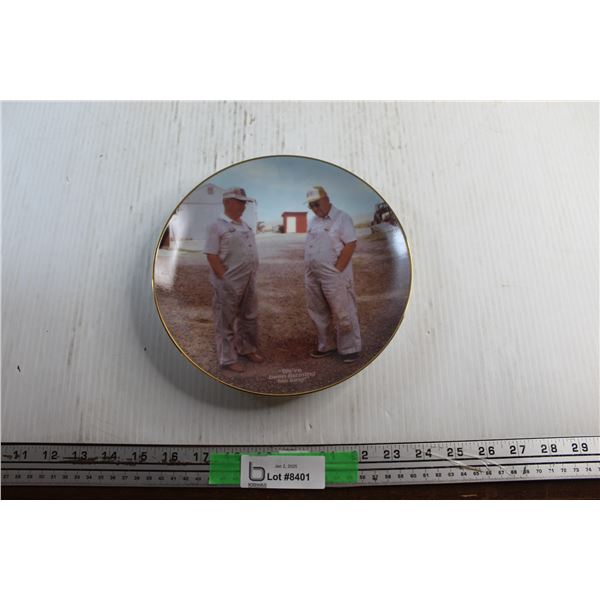 Ceramic Farming Classics II Series - We've Been Farming Too Long Plate