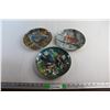 Image 1 : (3) Ceramic Bird Art Pattern Plates by Kevin Daniel