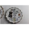 Image 2 : (2) Porcelain Happy Day and The Last Supper Plates/Wall Decor