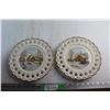 Image 1 : (2) Porcelain Decorative Plates